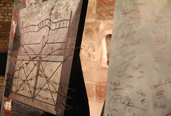 Bilder aus einem Workshop zum Thema Holocaust/Shoah in Hasselsweiler