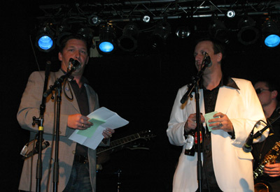 Ja hammer denn scho wieder Karneval? Uwe Mock und Axel Fuchs begrüßen die Gäste zu "KubaVision de la chanson".