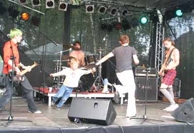 Open Air im KuBa 2005 und schon die kleinsten sind am Start