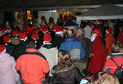 Singen um die Nikolaus-Wette…