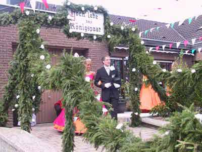 Hoch lebe das Königspaar!