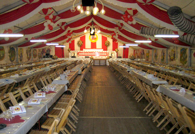 Warten auf die Gäste…