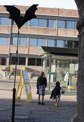Im Südtor der Zitadelle empfing die &quot;Fledermaus&quot; die Besucher