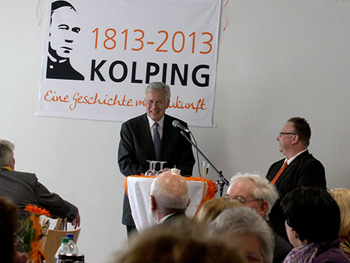 Schirmherr Heinz-August Schüssler wurde von seinem Großvater an die Kolpingfamilie herangeführt.