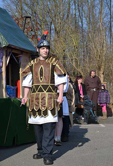 …haben Legionäre in Barmen an der Seite
