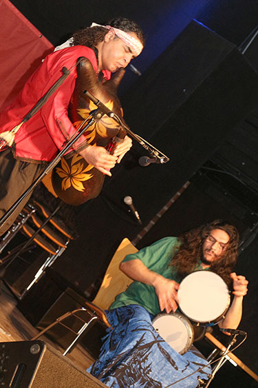 Das Bandari Dance Duo: Javid Pajazdan (links) und Syavash Rastani