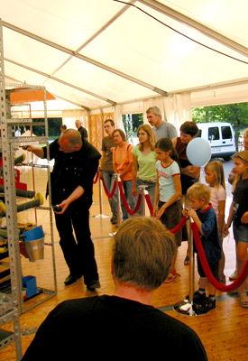 Die Fantasiemaschine bei der Arbeit. 