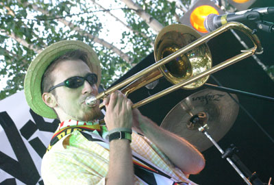 Hacky Posaune präsentierte vier sehr emotionale "Songs" 