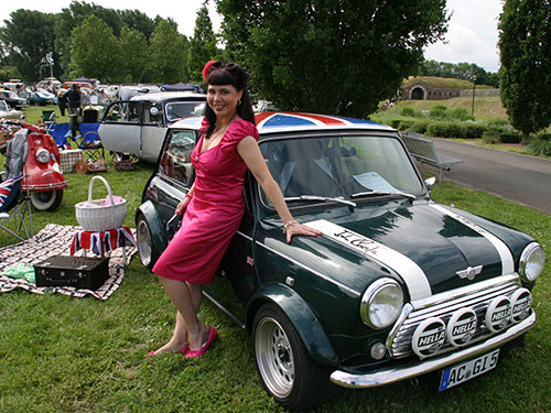 Oldtimer parkten schon öfter im Park. Zuletzt 2012