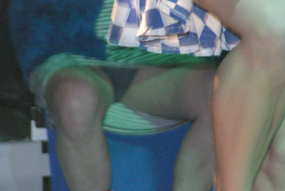 Und nicht nur das Fernsehballett lässt Blicke Unter–n-rock zu.