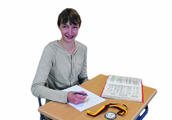 Meike Neuwohner hat ihre Mathekenntnisse versilbert. 